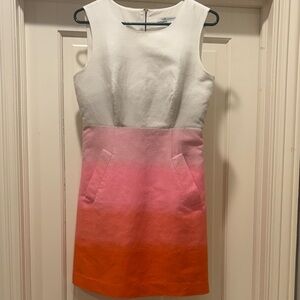 Diane Von Furstenberg Sleeveless Gradient Dress Sz 6